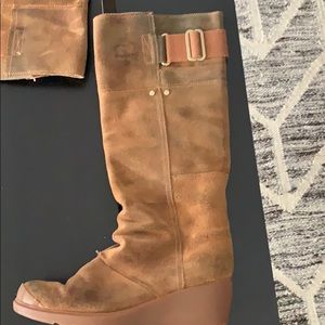 Sorel waterproof wedge boot